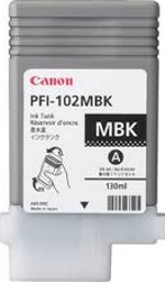 0894B001 Canon PFI-102MBK Pigment Matte Black Ink Tank 0894B001 Canon PFI-102MBK Pigment Matte Black Ink Tank