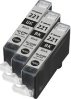 2946B001-K Canon CLI-221 (3 Pack) Black Ink Tank 2946B001-K Canon CLI-221 (3 Pack) Black Ink Tank