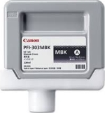 2957B001 Canon PFI-303MBK Matte Black Ink Tank 2957B001 Canon PFI-303MBK Matte Black Ink Tank