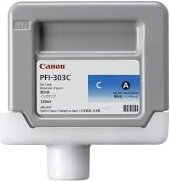 2959B001 Canon PFI-303C Dye Cyan Ink Tank 2959B001 Canon PFI-303C Dye Cyan Ink Tank