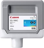 6658B001 Canon PFI-306C Pigment Cyan Ink Tank 6658B001 Canon PFI-306C Pigment Cyan Ink Tank