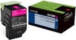 80C1SM0 Lexmark 801SM Magenta Standard Yield Return Program Toner Cartridge 80C1SM0 Lexmark 801SM Magenta Standard Yield Return Program Toner Cartridge