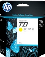 B3P15A HP 727 40-ml Yellow Designjet Ink Cartridge B3P15A HP 727 40-ml Yellow Designjet Ink Cartridge