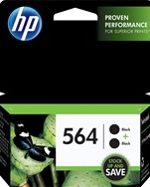 C2P51FN#140 HP 564 Black Ink Cartridge Twin Pack C2P51FN#140 HP 564 Black Ink Cartridge Twin Pack