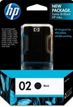 C8721WN#140 HP 02 Black Ink Cartridge
