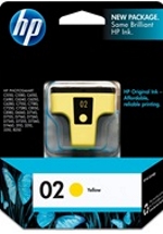 C8773WN#140 HP 02 Yellow Ink Cartridge