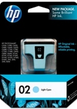 C8774WN#140 HP 02 Light Cyan Ink Cartridge