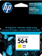 CB320WN#140 HP 564 Yellow Ink Cartridge