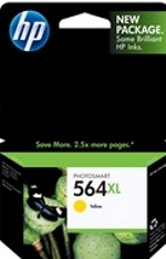 CB325WN#140 HP 564XL High Yield Yellow Ink Cartridge