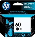 CC640WN#140 HP 60 Black Ink Cartridge