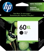 CC641WN#140 HP 60XL Black Ink Cartridge