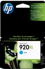 CD972AC#140 HP 920XL Cyan Officejet Ink Cartridge