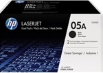 CE505D HP 05A 2-pack Black LaserJet Toner Cartridges CE505D HP 05A 2-pack Black LaserJet Toner Cartridges