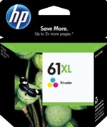 CH564WN#140 HP 61XL High Yield Tri-color Original Ink Cartridge