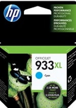 CN054AN#140 HP 933XL High Yield Cyan Ink Cartridge CN054AN#140 HP 933XL High Yield Cyan Ink Cartridge