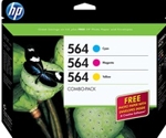 E5Y63FC#140 HP 564 Combo-pack CMY Ink Cartridge
