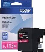 LC103MS Brother High Yield Magenta Ink Cartridge LC103MS Brother High Yield Magenta Ink Cartridge