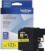 LC103YS Brother High Yield Yellow Ink Cartridge LC103YS Brother High Yield Yellow Ink Cartridge