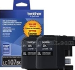 LC1072PKS Brother Super High Yield Black Ink Cartridge 2pk LC1072PKS Brother Super High Yield Black Ink Cartridge 2pk