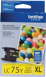 LC75YS Brother High Yield Yellow Ink Cartridge