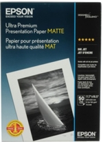 S041343 Epson Matte Paper 11.7 in x 16.5 in S041343 Epson Matte Paper 11.7 in x 16.5 in