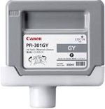 1495B001 Canon PFI-301GY Pigment Gray Ink Tank 1495B001 Canon PFI-301GY Pigment Gray Ink Tank
