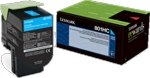 80C1HC0 Lexmark 801HC Cyan High Yield Return Program Toner Cartridge 80C1HC0 Lexmark 801HC Cyan High Yield Return Program Toner Cartridge