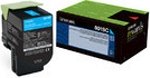 80C1SC0 Lexmark 801SC Cyan Standard Yield Return Program Toner Cartridge 80C1SC0 Lexmark 801SC Cyan Standard Yield Return Program Toner Cartridge