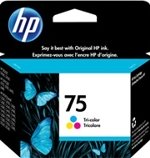 CB337WN#140 HP 75 Tri-color Inkjet Print Cartridge