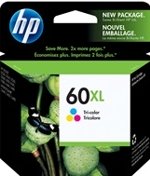CC644WN#140 HP 60XL High Yield Tri-color Ink Cartridge