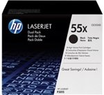 CE255XD HP 55X 2-pack High Yield Black LaserJet Toner Cartridges CE255XD HP 55X 2-pack High Yield Black LaserJet Toner Cartridges