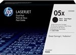 CE505XD HP 05X 2-pack High Yield Black LaserJet Toner Cartridges CE505XD HP 05X 2-pack High Yield Black LaserJet Toner Cartridges