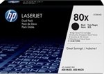 CF280XD HP 80X 2-pack High Yield Black LaserJet Toner Cartridges CF280XD HP 80X 2-pack High Yield Black LaserJet Toner Cartridges