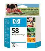 C6658AC HP 58 Photo Inkjet Print Cartridges