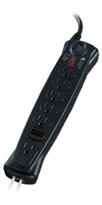 P7T APC Basic Surge 7 Outlet With Telephone, 120V